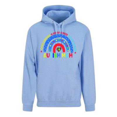 Autism Mom Rainbow Totally Blessed Awareness Love Puzzle Unisex Surf Hoodie