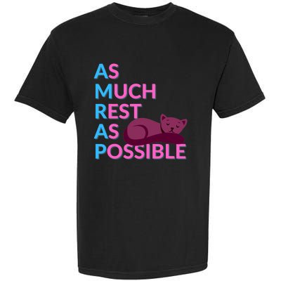 As Much Rest As Possible Funny Kitty Garment-Dyed Heavyweight T-Shirt