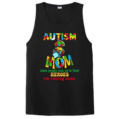 Autism Mom Raising Hero Gift PosiCharge Competitor Tank