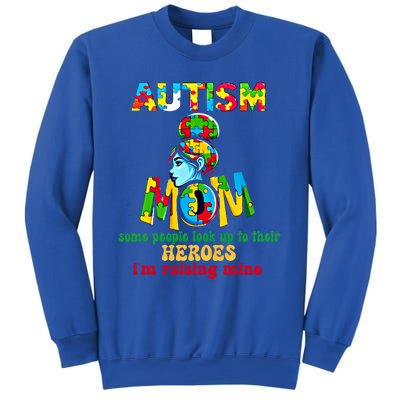 Autism Mom Raising Hero Gift Sweatshirt