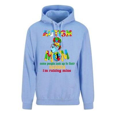 Autism Mom Raising Hero Gift Unisex Surf Hoodie