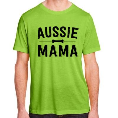 Aussie Mama Red Merle Australian Shepherd Farm Dog Mom Cute Gift Adult ChromaSoft Performance T-Shirt