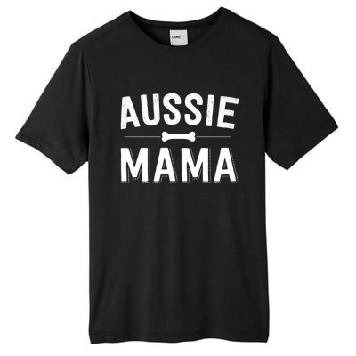 Aussie Mama Red Merle Australian Shepherd Farm Dog Mom Cute Gift Tall Fusion ChromaSoft Performance T-Shirt