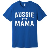 Aussie Mama Red Merle Australian Shepherd Farm Dog Mom Cute Gift Premium T-Shirt