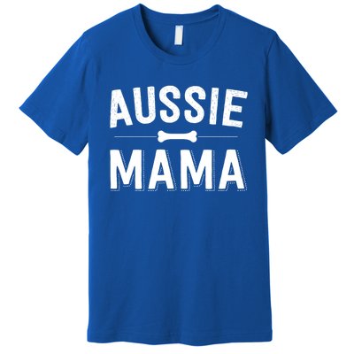 Aussie Mama Red Merle Australian Shepherd Farm Dog Mom Cute Gift Premium T-Shirt