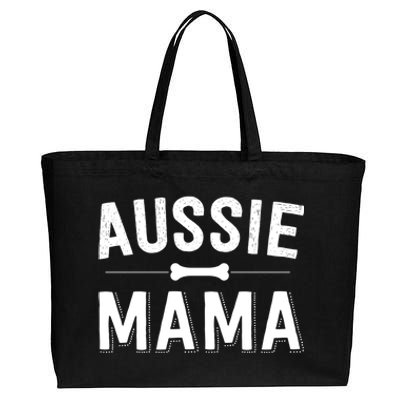 Aussie Mama Red Merle Australian Shepherd Farm Dog Mom Cute Gift Cotton Canvas Jumbo Tote