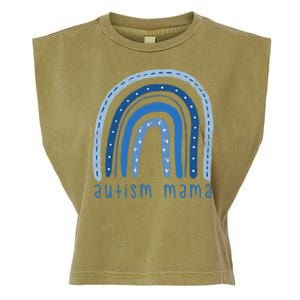 Autism Mama Rainbow Awareness Garment-Dyed Women's Muscle Tee