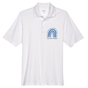 Autism Mama Rainbow Awareness Men's Origin Performance Pique Polo