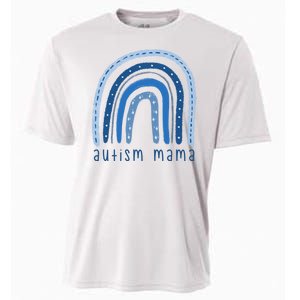 Autism Mama Rainbow Awareness Cooling Performance Crew T-Shirt