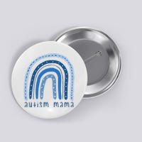 Autism Mama Rainbow Awareness Button