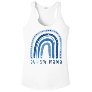 Autism Mama Rainbow Awareness Ladies PosiCharge Competitor Racerback Tank