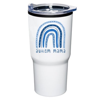 Autism Mama Rainbow Awareness Tumbler