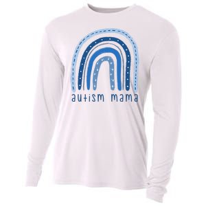 Autism Mama Rainbow Awareness Cooling Performance Long Sleeve Crew