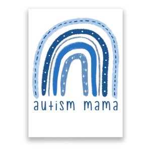 Autism Mama Rainbow Awareness Poster