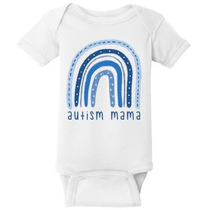 Autism Mama Rainbow Awareness Baby Bodysuit