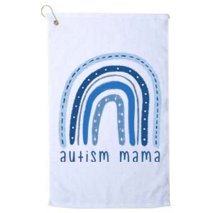 Autism Mama Rainbow Awareness Platinum Collection Golf Towel