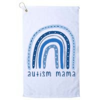 Autism Mama Rainbow Awareness Platinum Collection Golf Towel