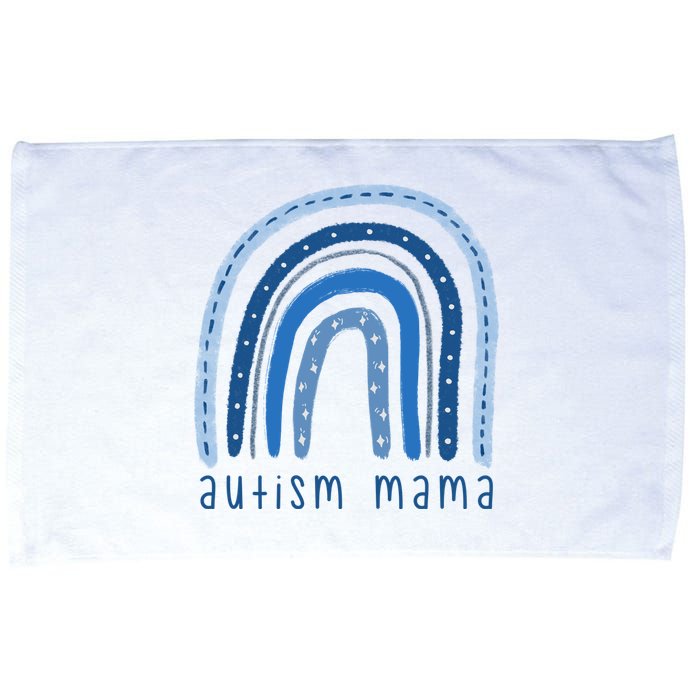 Autism Mama Rainbow Awareness Microfiber Hand Towel