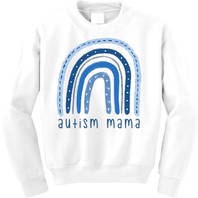 Autism Mama Rainbow Awareness Kids Sweatshirt