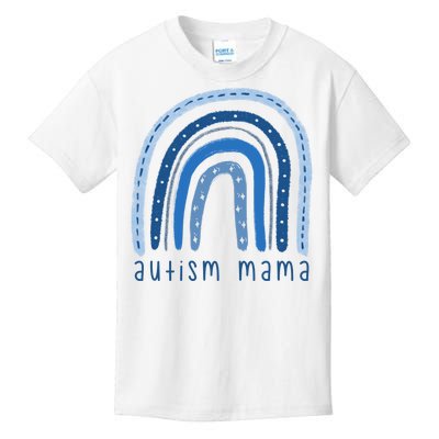 Autism Mama Rainbow Awareness Kids T-Shirt