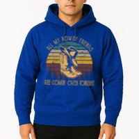 All My Rowdy Friends Are Comin' Over Tonight Retro Boots Hat Hoodie