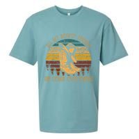 All My Rowdy Friends Are Comin' Over Tonight Retro Boots Hat Sueded Cloud Jersey T-Shirt
