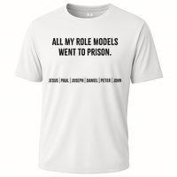 All My Role Models Went To Prison Jesus Paul Joseph Cooling Performance Crew T-Shirt