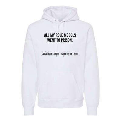 All My Role Models Went To Prison Jesus Paul Joseph Premium Hoodie