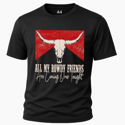 All My Rowdy Friends Are Coming Over Tonight West Mountains Performance Shirt