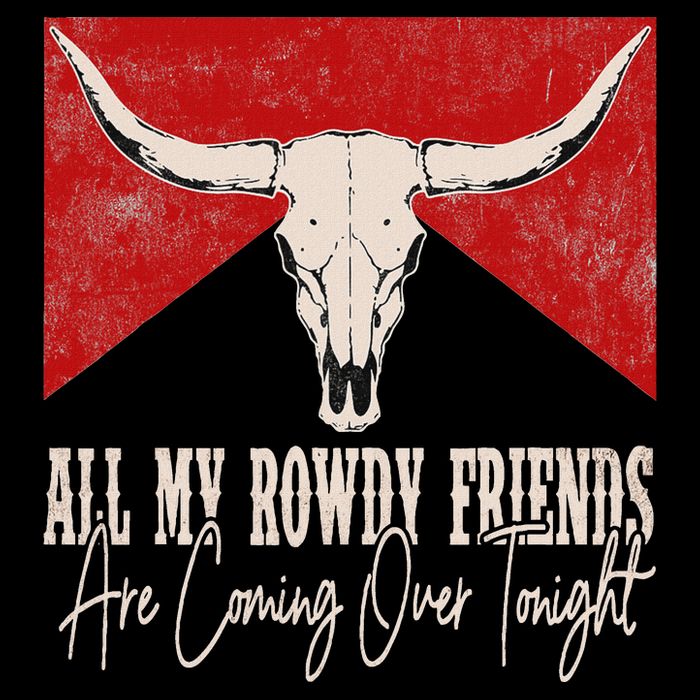 All My Rowdy Friends Are Coming Over Tonight West Mountains Cooling Performance Crew T-Shirt