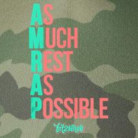 As Much Rest As Possible AMRAP Funny FIT2SERVE Legacy Tie Dye Trucker Hat