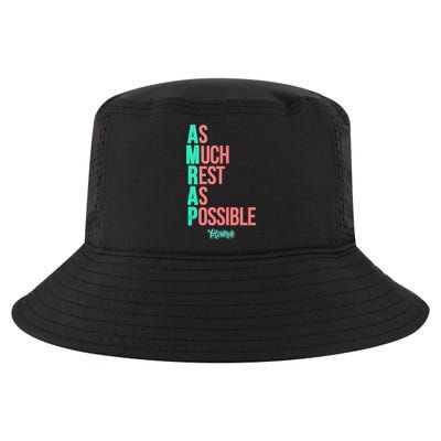 As Much Rest As Possible AMRAP Funny FIT2SERVE Cool Comfort Performance Bucket Hat