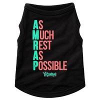 As Much Rest As Possible AMRAP Funny FIT2SERVE Doggie Tank