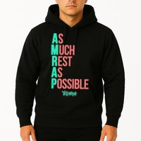 As Much Rest As Possible AMRAP Funny FIT2SERVE Hoodie