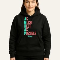 As Much Rest As Possible AMRAP Funny FIT2SERVE Hoodie