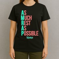 As Much Rest As Possible AMRAP Funny FIT2SERVE T-Shirt