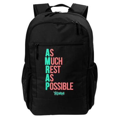 As Much Rest As Possible AMRAP Funny FIT2SERVE Backpack