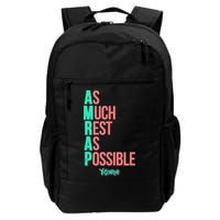 As Much Rest As Possible AMRAP Funny FIT2SERVE Backpack