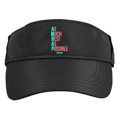 As Much Rest As Possible AMRAP Funny FIT2SERVE Adult Drive Performance Visor