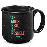 As Much Rest As Possible AMRAP Funny FIT2SERVE 15oz Campfire Ceramic Mug
