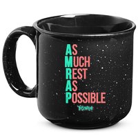 As Much Rest As Possible AMRAP Funny FIT2SERVE 15oz Campfire Ceramic Mug