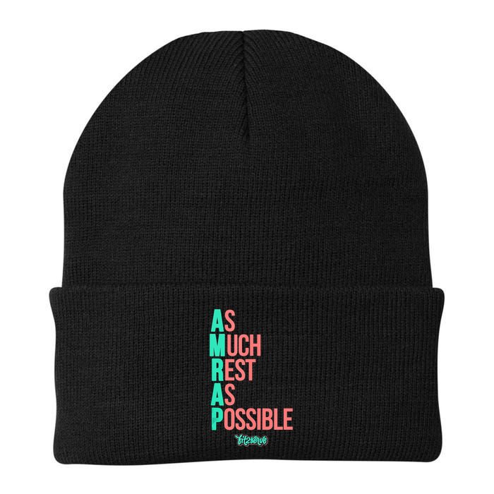 As Much Rest As Possible AMRAP Funny FIT2SERVE Beanie