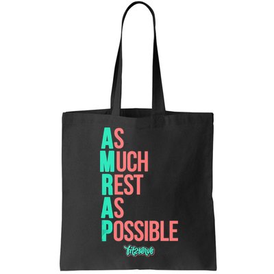 As Much Rest As Possible AMRAP Funny FIT2SERVE Bag