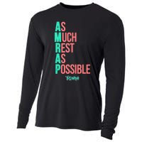 As Much Rest As Possible AMRAP Funny FIT2SERVE Cooling Performance Long Sleeve Crew