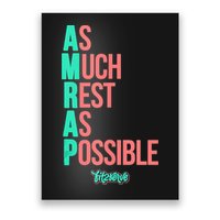 As Much Rest As Possible AMRAP Funny FIT2SERVE Poster