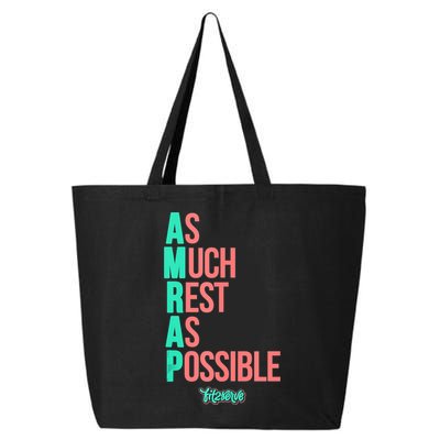As Much Rest As Possible AMRAP Funny FIT2SERVE 25L Jumbo Tote