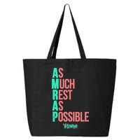 As Much Rest As Possible AMRAP Funny FIT2SERVE 25L Jumbo Tote