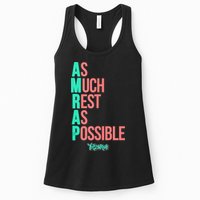 As Much Rest As Possible AMRAP Funny FIT2SERVE Womens Tank Top