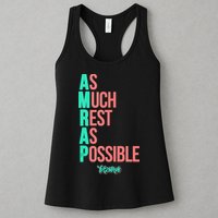 As Much Rest As Possible AMRAP Funny FIT2SERVE Womens Tank Top