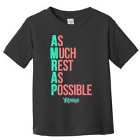 As Much Rest As Possible AMRAP Funny FIT2SERVE Toddler T-Shirt